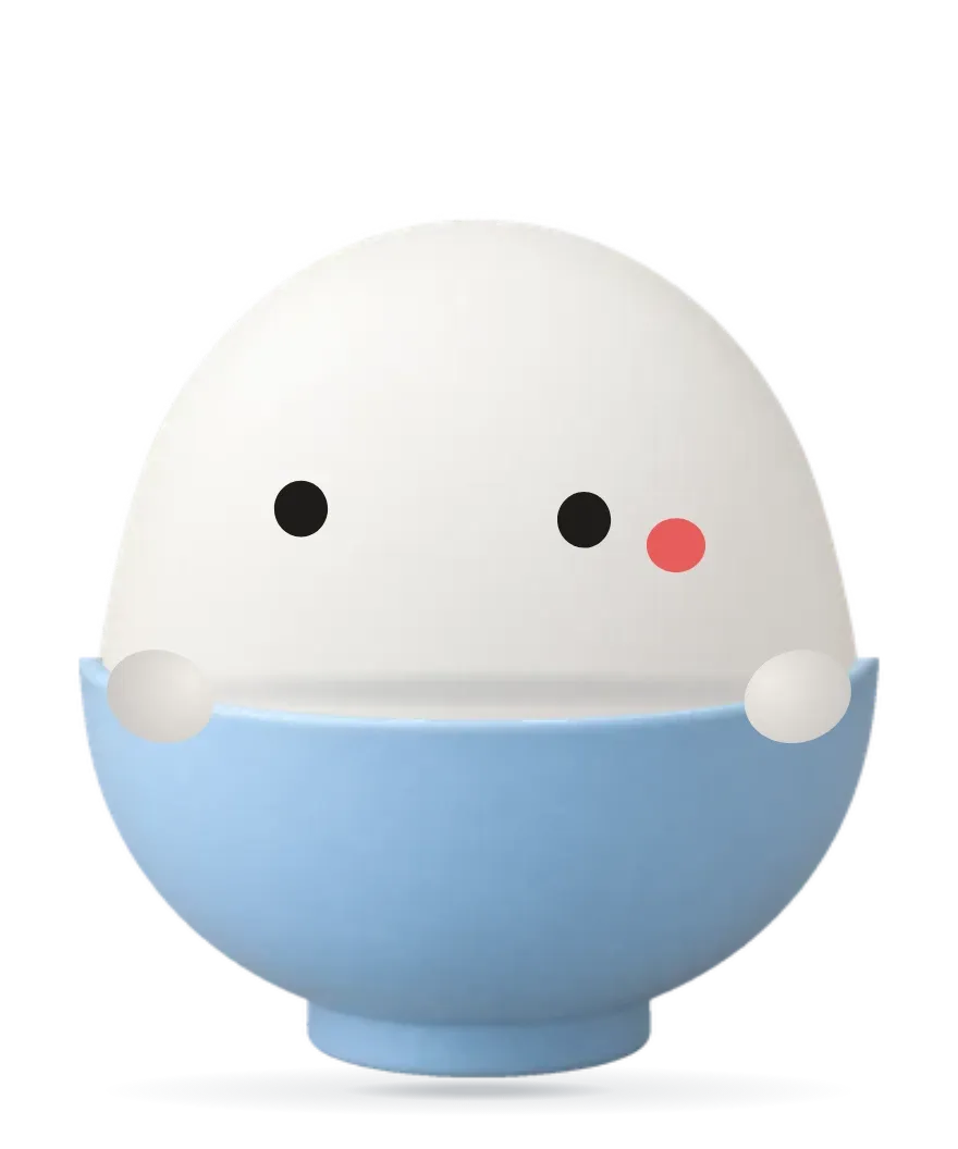 El personaje de Bingsu saludando.